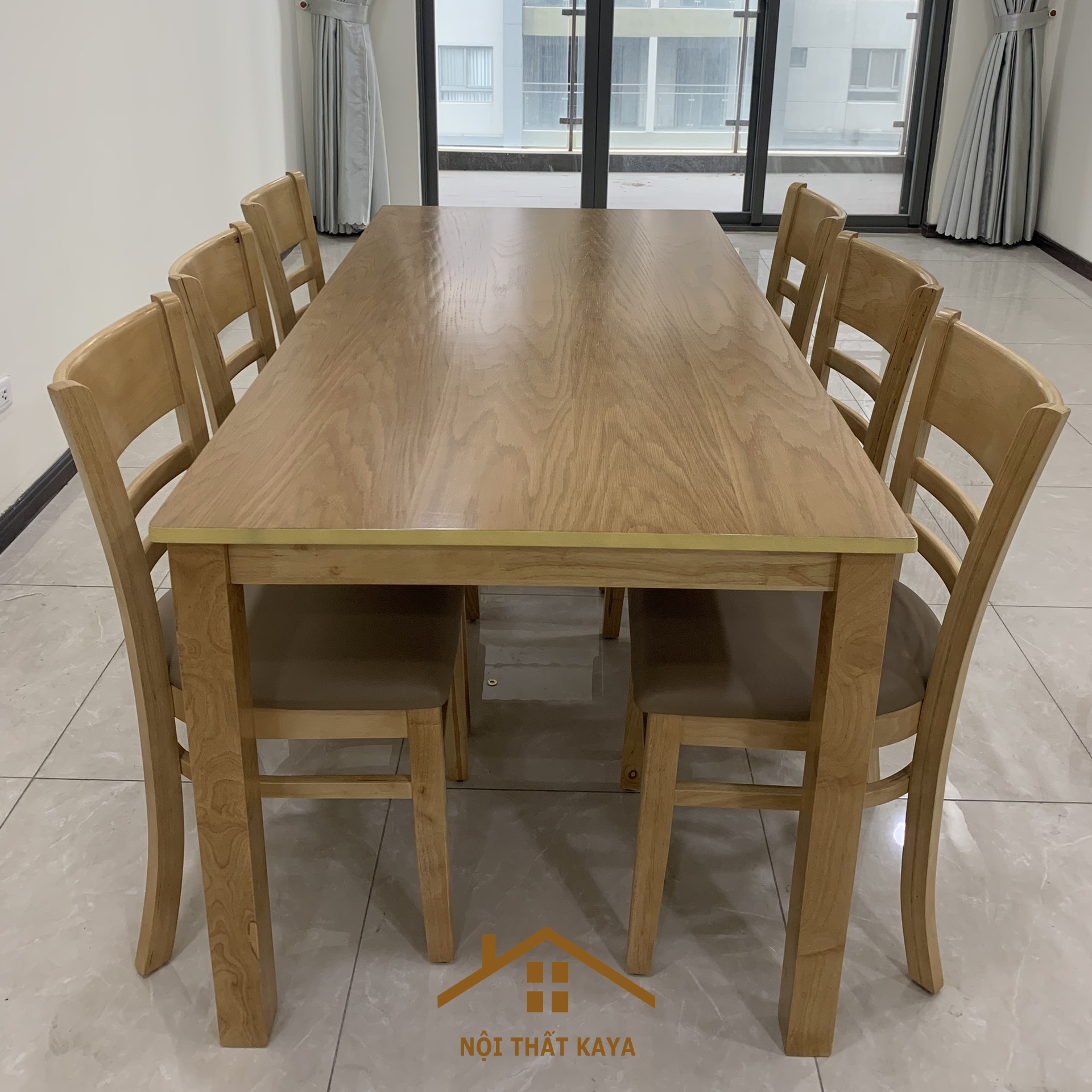 Set Bàn Ăn 6 Ghế Mostar (Trắng) BAK-1159