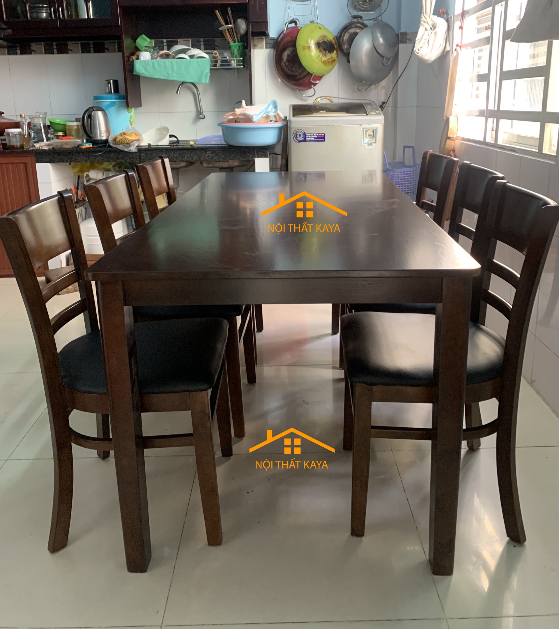 Set Bàn Ăn 6 Ghế Mostar (Tự Nhiên) BAK-1162