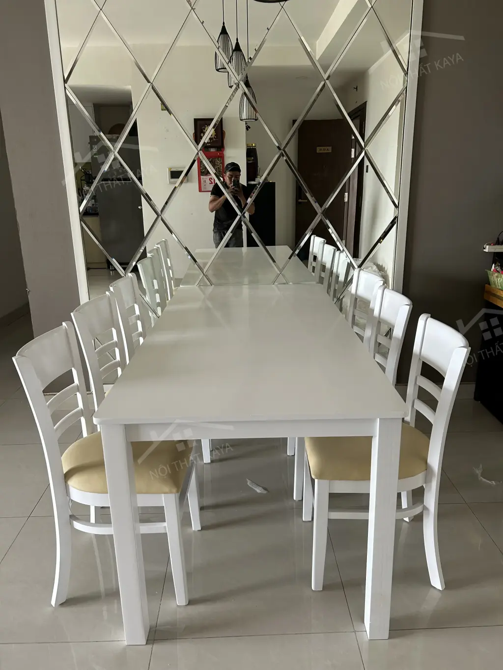 Set Bàn Ăn 6 Ghế Mostar (Đen) BAK-1160