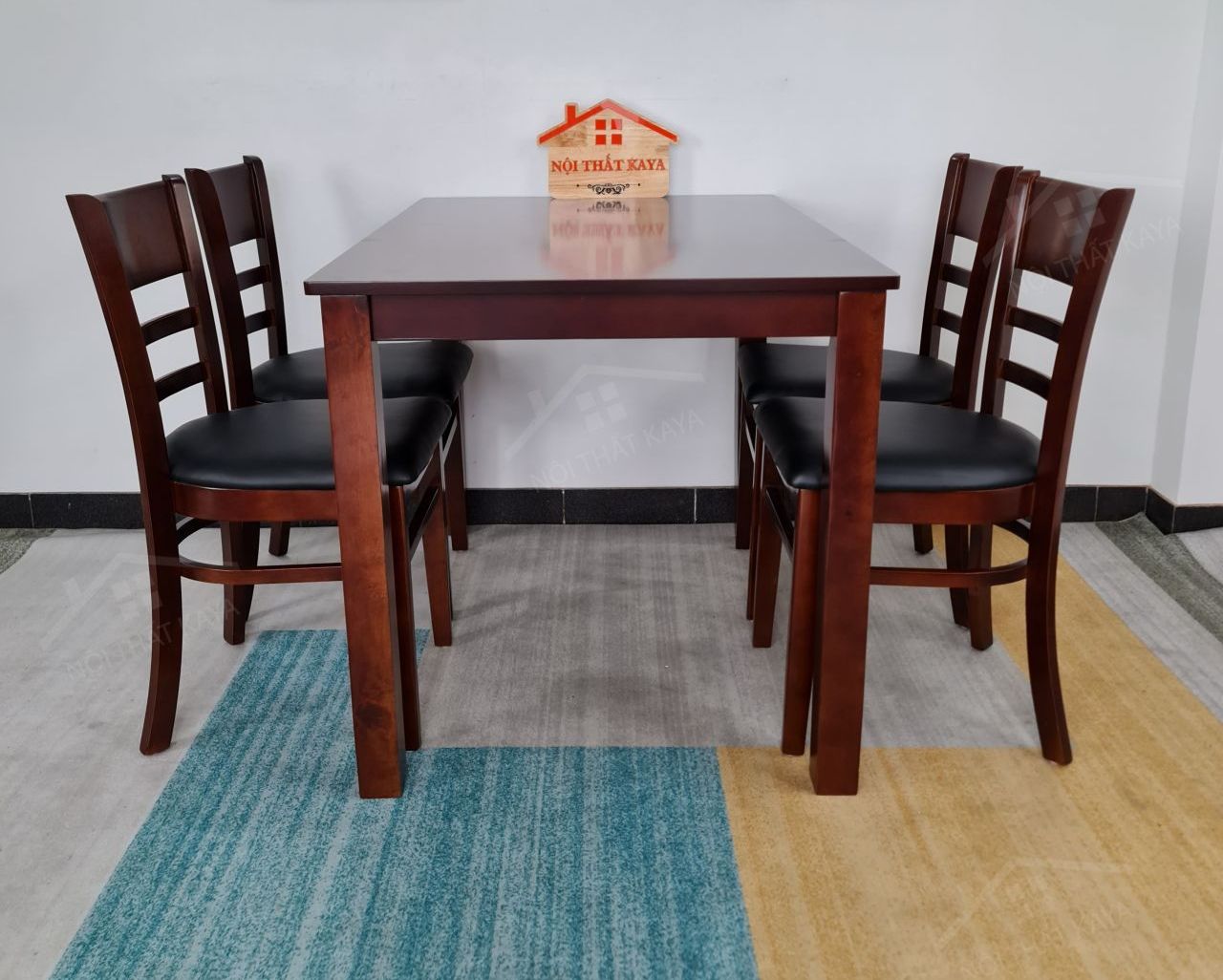 Set Bàn Ăn 4 Ghế Mostar (Nâu) BAK-1152