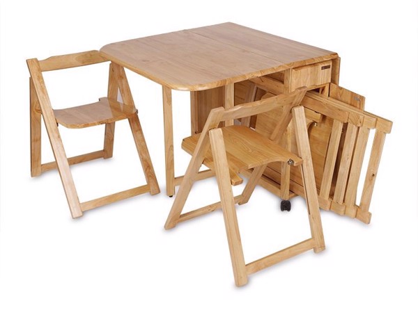 Bàn ăn xếp gọn xuất khẩu Nhật 4 Ghế