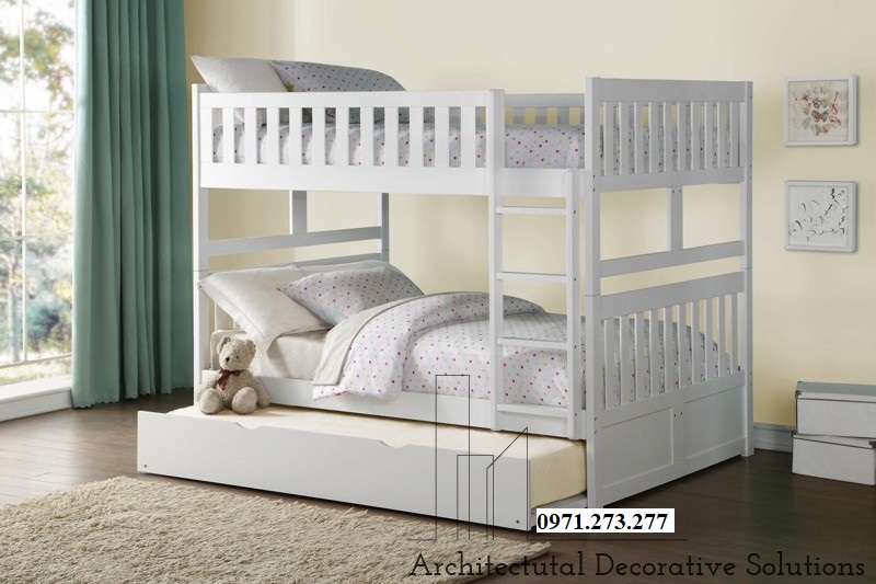 Giường 3 Tầng Xuất Khẩu Unit 1M4 (Vàng)