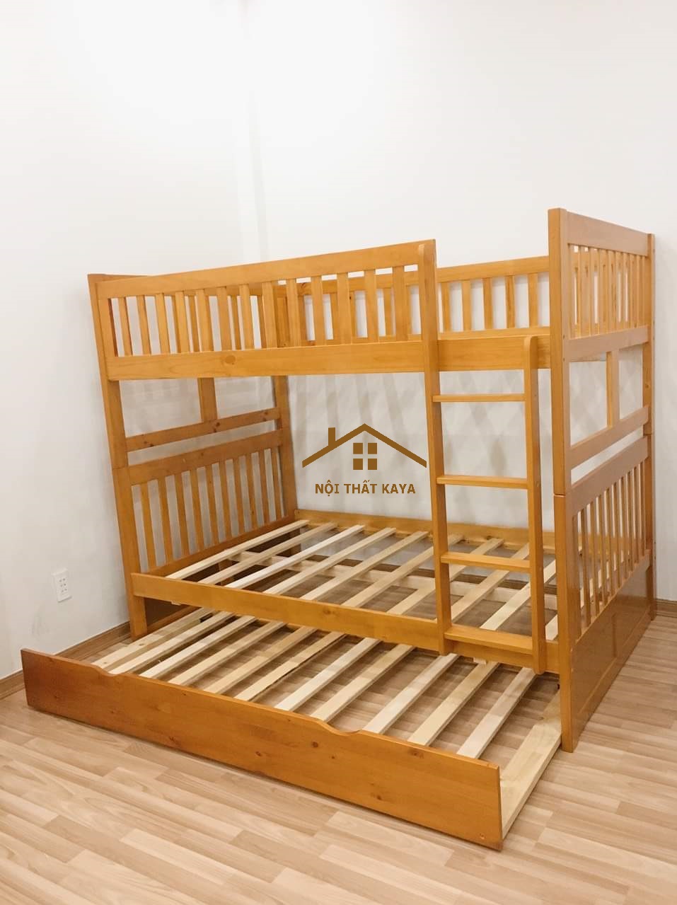 Giường 3 Tầng Xuất Khẩu Unit 1M4 (Vàng)