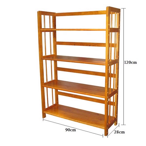Kệ Sách 4 Tầng - Rộng 90cm