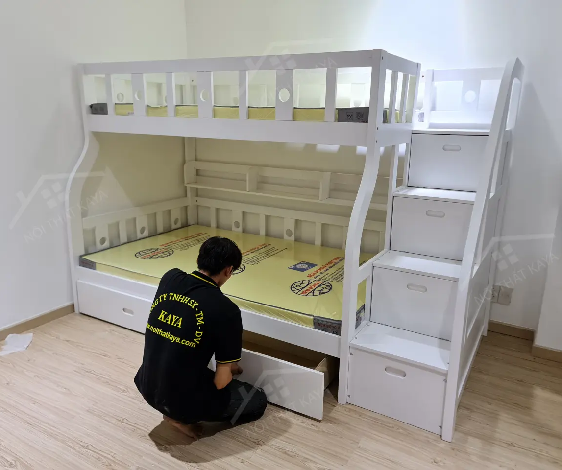 Giường Tầng Cao Cấp OBA 1m-1m2