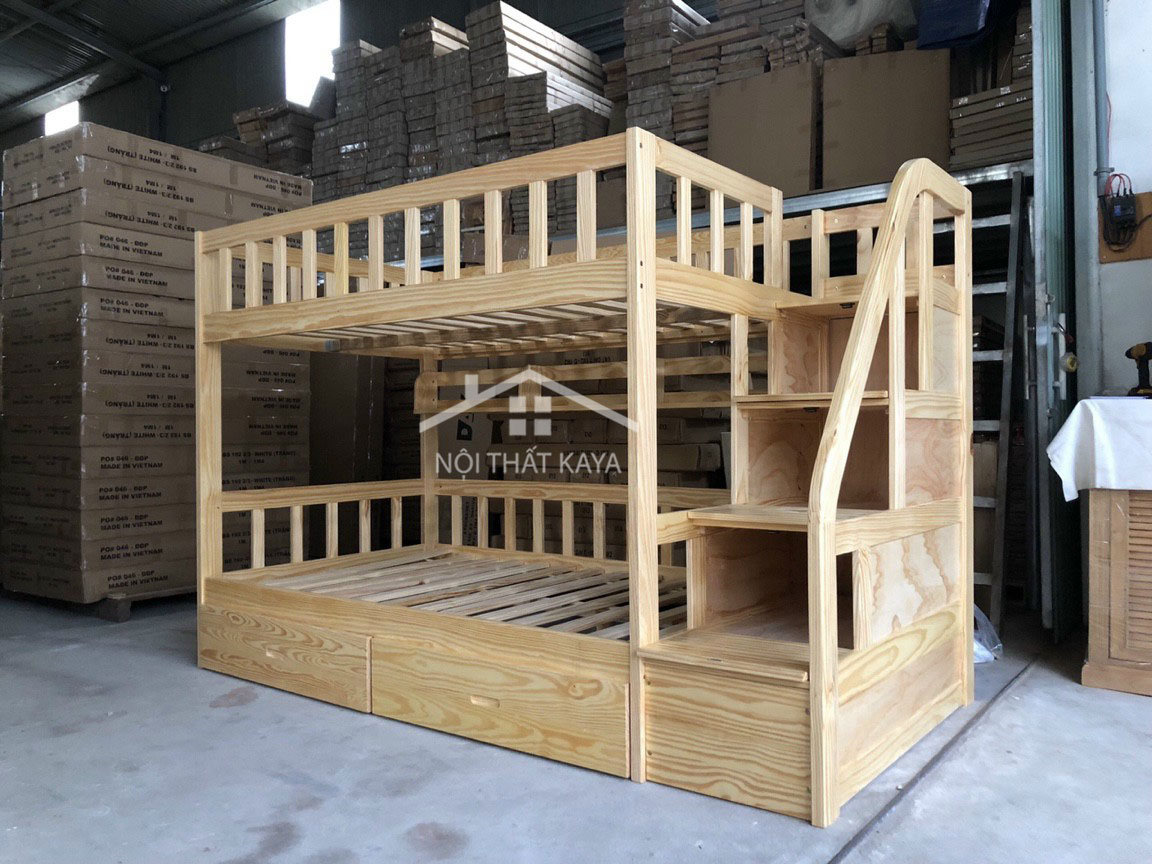Giường Tầng Cao Cấp Benny 1m2-1m2