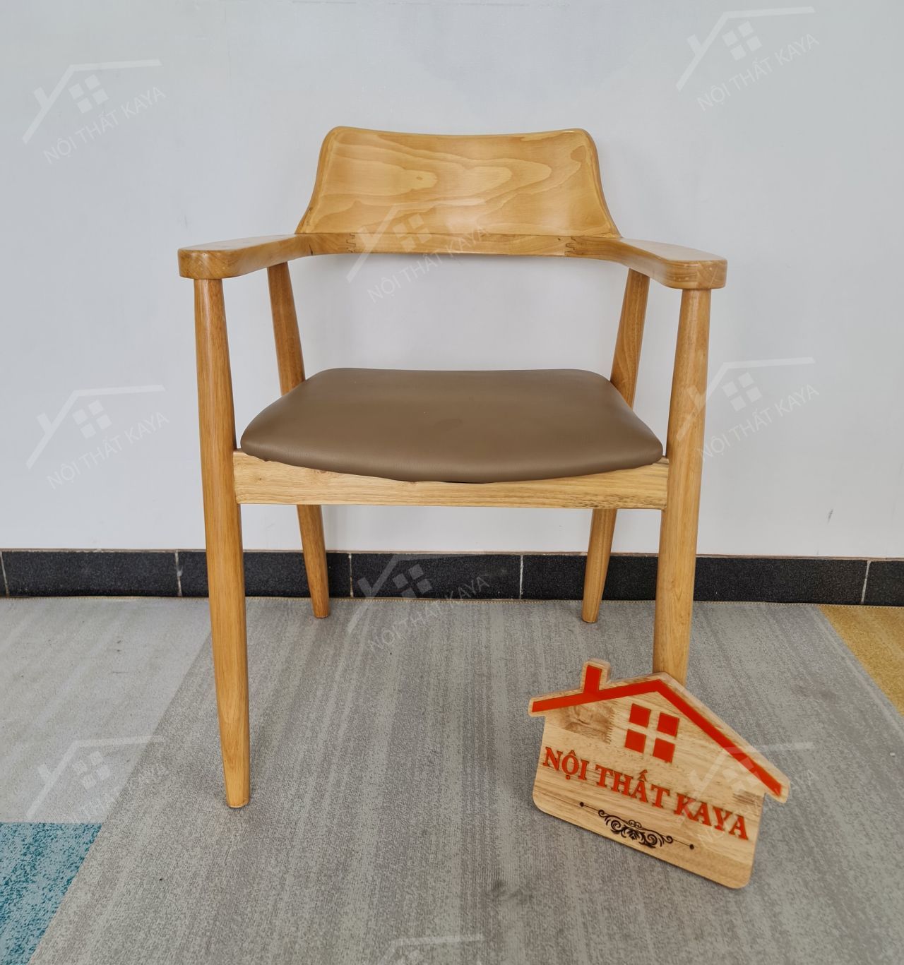 Ghế HIROSIMA gỗ tự nhiên bọc nệm Simili Ghế HIROSIMA gỗ tự nhiên bọc nệm Simili