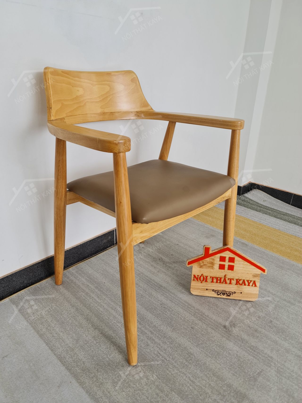 Ghế HIROSIMA gỗ tự nhiên bọc nệm Simili Ghế HIROSIMA gỗ tự nhiên bọc nệm Simili
