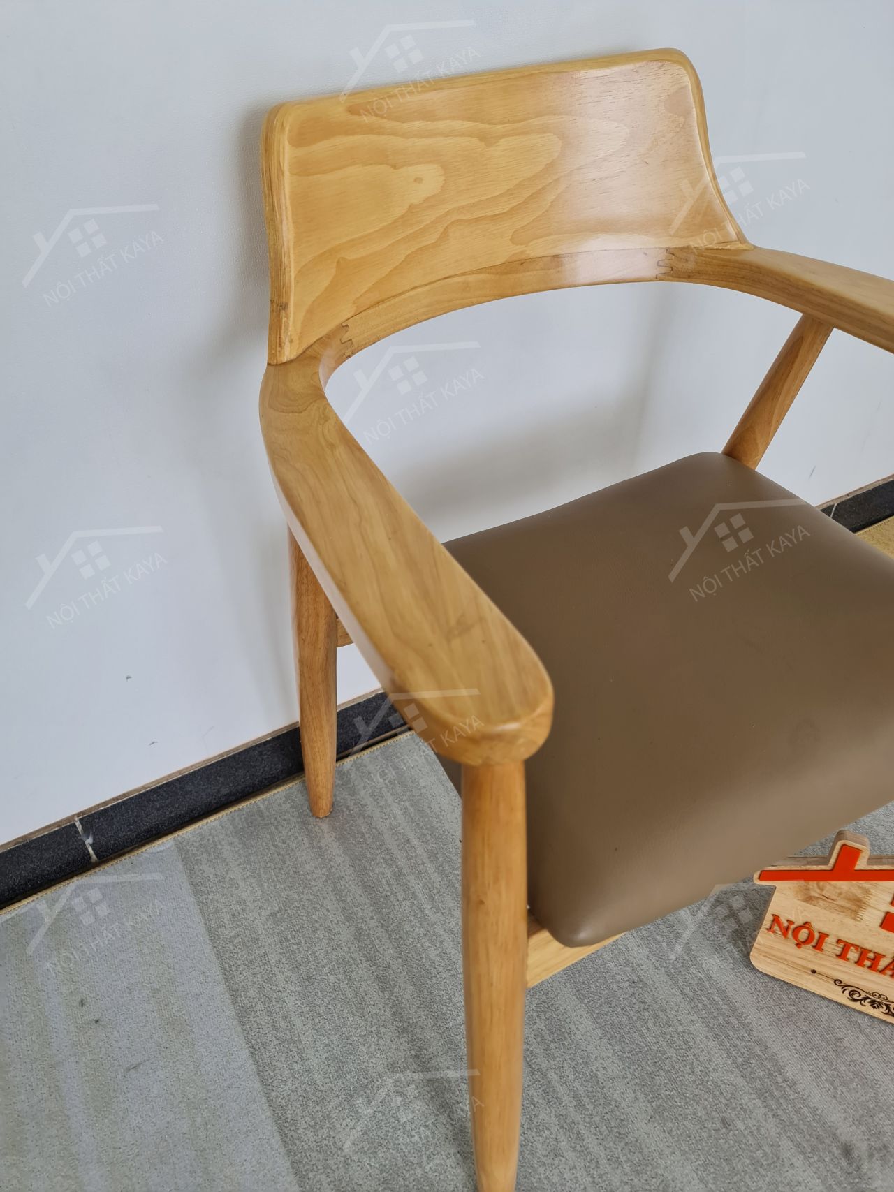 Ghế HIROSIMA gỗ tự nhiên bọc nệm Simili Ghế HIROSIMA gỗ tự nhiên bọc nệm Simili