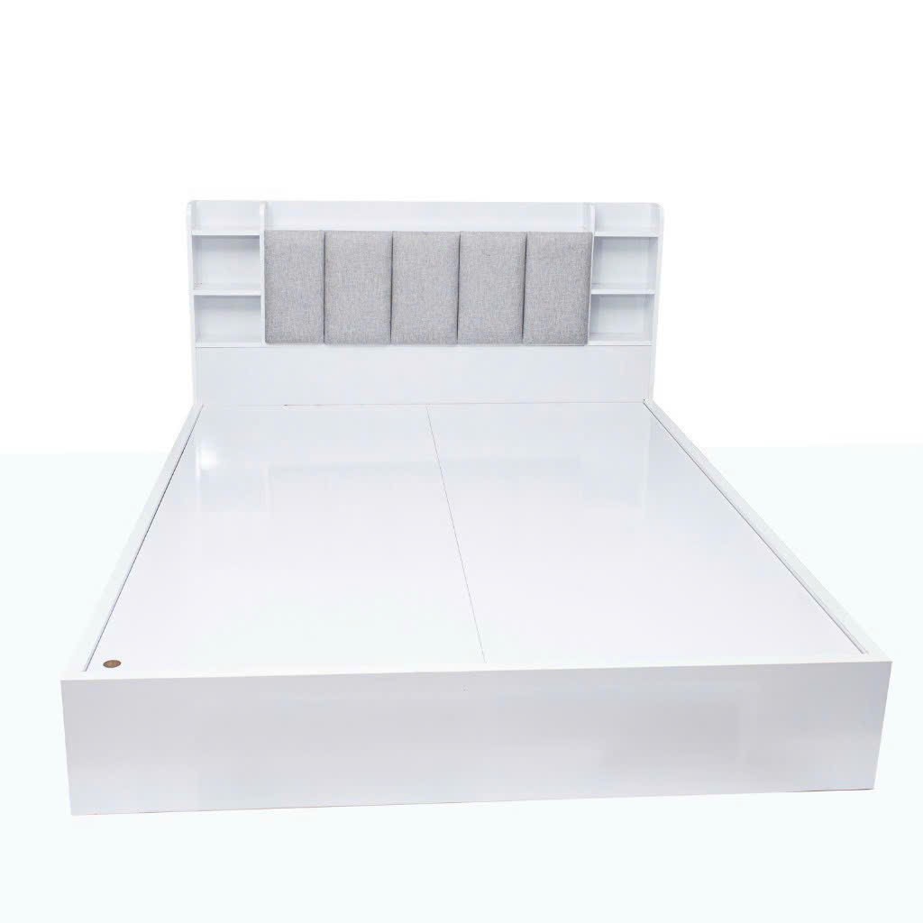 Giường gỗ công nghiệp đầu giường bọc nệm GGCN005