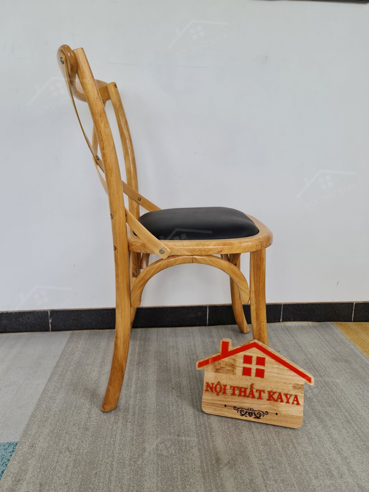 Ghế BISTRO gỗ tự nhiên bọc nệm Simili Ghế BISTRO gỗ tự nhiên bọc nệm Simili