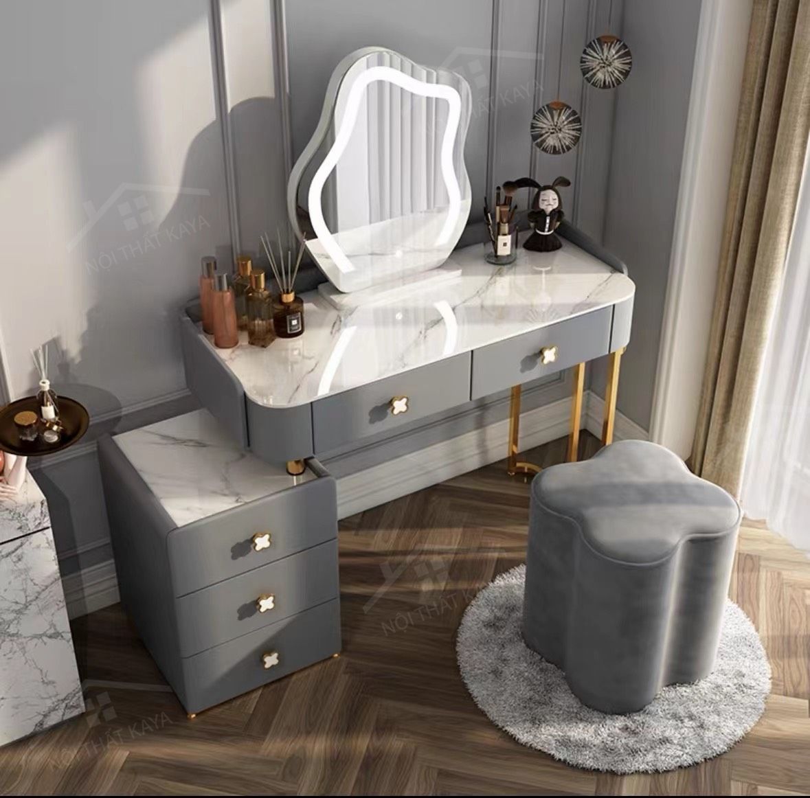 Bàn trang điểm KY-GH316 Hàng nhập khẩu Bàn trang điểm KY-GH316 Hàng nhập khẩu