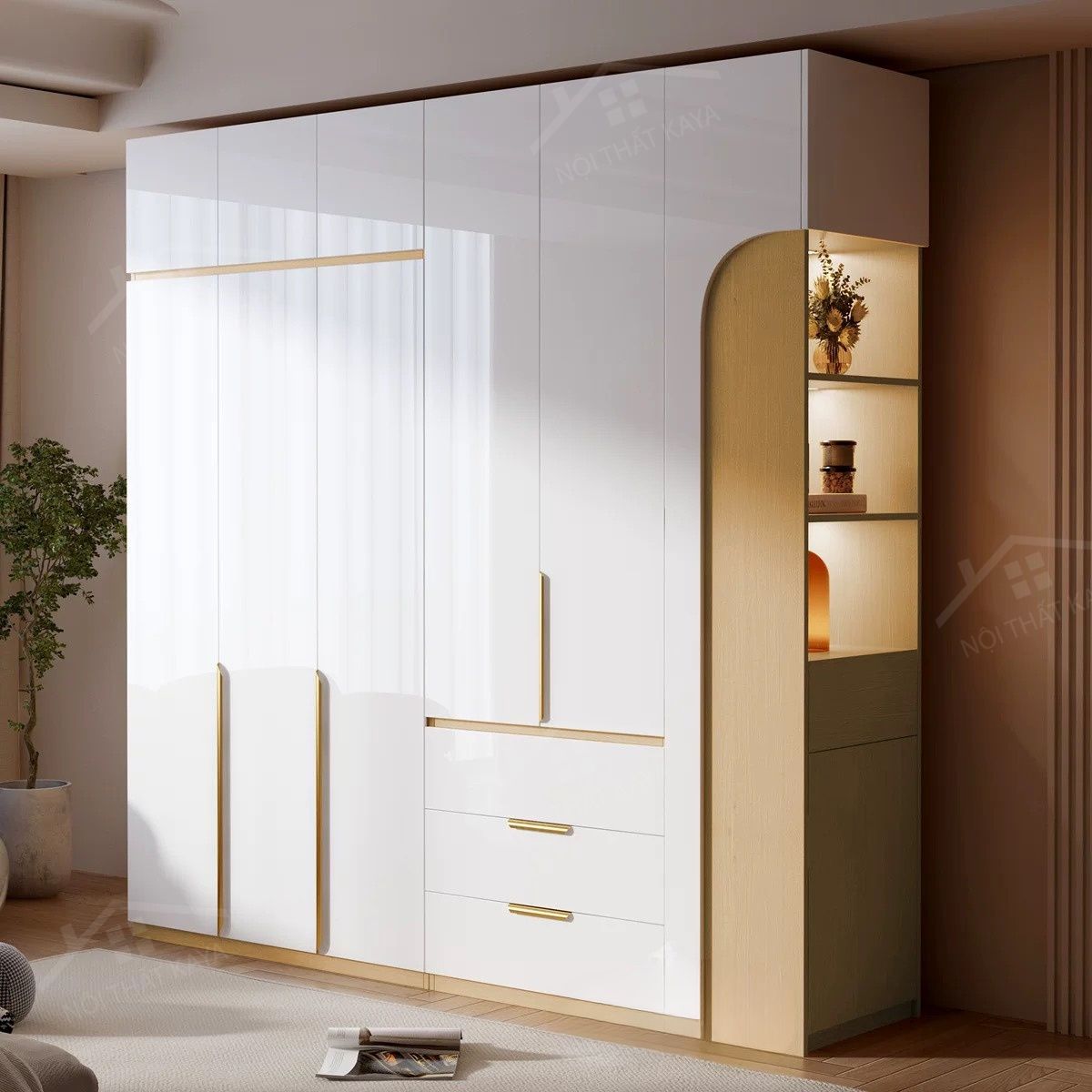 Tủ quần áo MDF 001