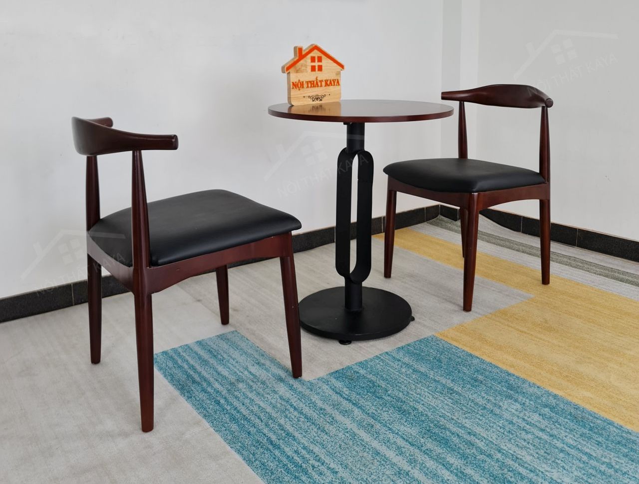 BULL 2 ghế + bàn chân sắt KY-GH 101 BULL 2 ghế + bàn chân sắt KY-GH 101