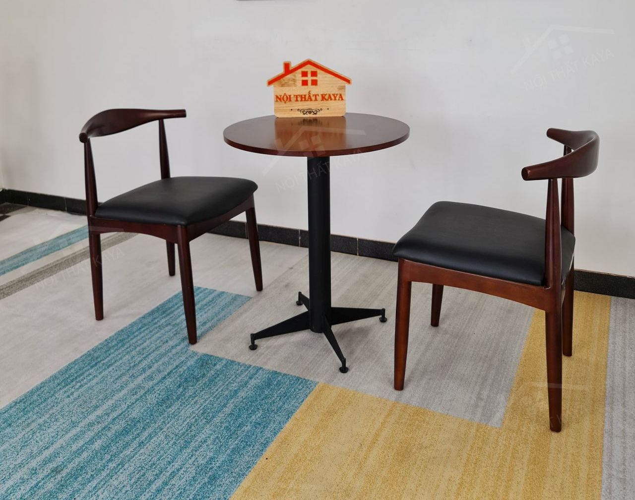 BULL 2 ghế + bàn chân sắt KY-GH 102 BULL 2 ghế + bàn chân sắt KY-GH 102