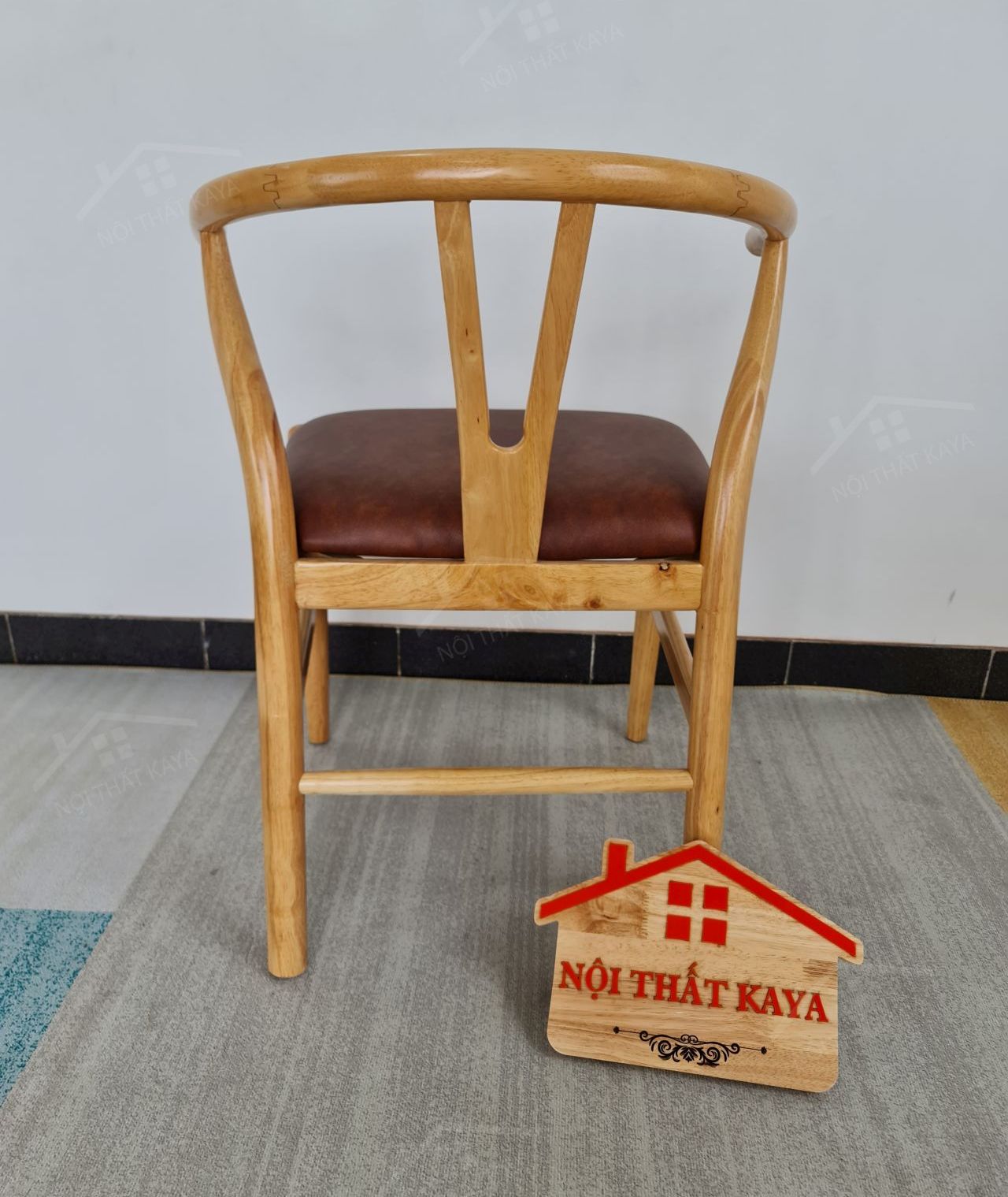 Ghế WISHBON gỗ tự nhiên bọc nệm Simili Ghế WISHBON gỗ tự nhiên bọc nệm Simili