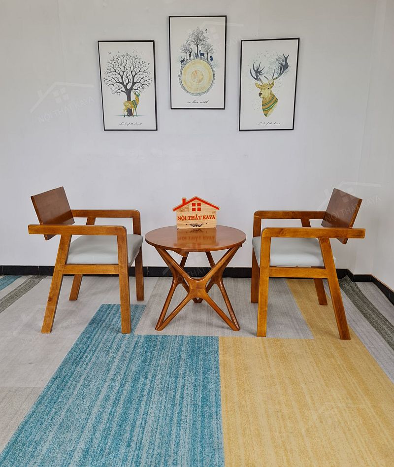 ERIC 2 ghế + bàn chân SAO