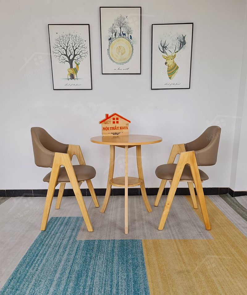 ERIC 2 ghế + bàn chân SAO