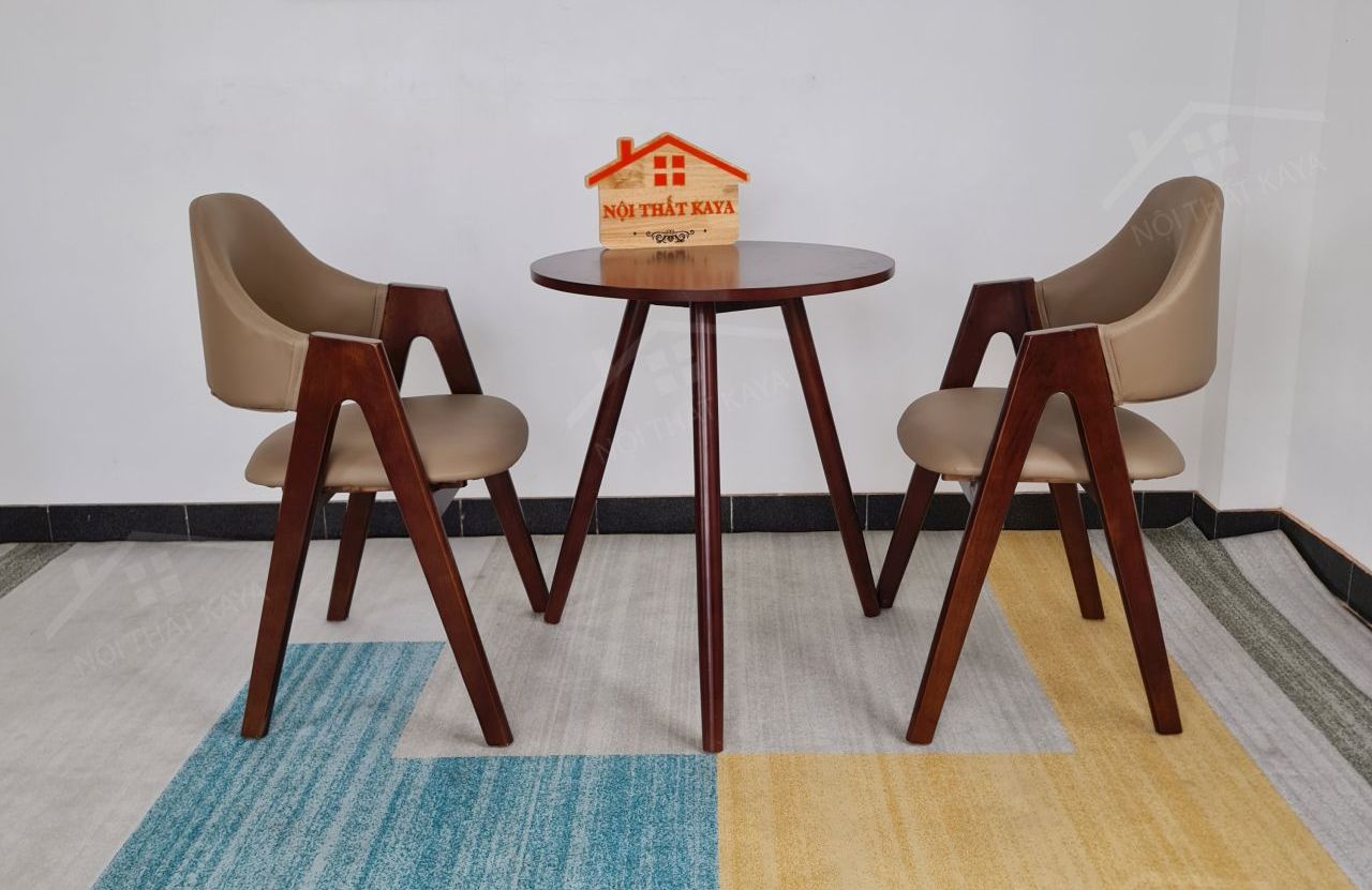 Ema 2 ghế + bàn 3 chân Ema 2 ghế + bàn 3 chân