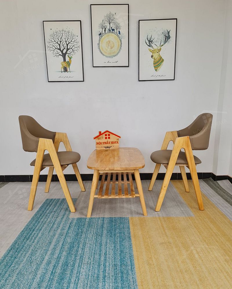 ERIC 2 ghế + bàn chân SAO