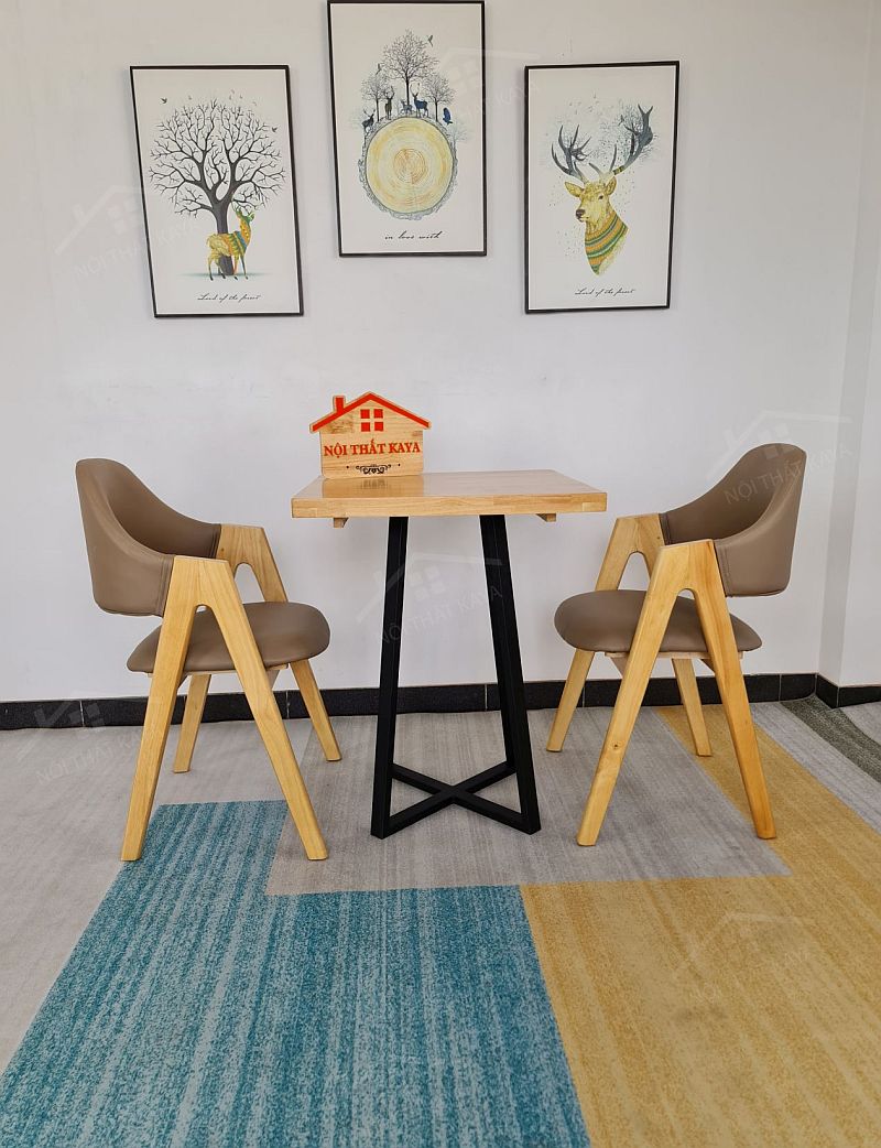 ERIC 2 ghế + bàn chân SAO