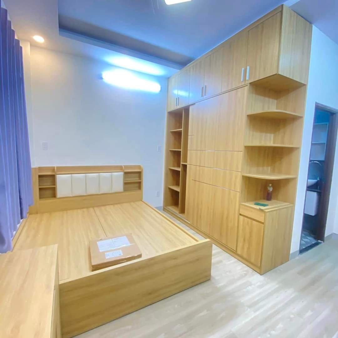Bộ nội thất phòng ngủ HDF PN012 (Giường - Tủ quần áo - Tủ đầu giường - Bàn trang điểm) Bộ nội thất phòng ngủ HDF PN012 (Giường - Tủ quần áo - Tủ đầu giường - Bàn trang điểm)