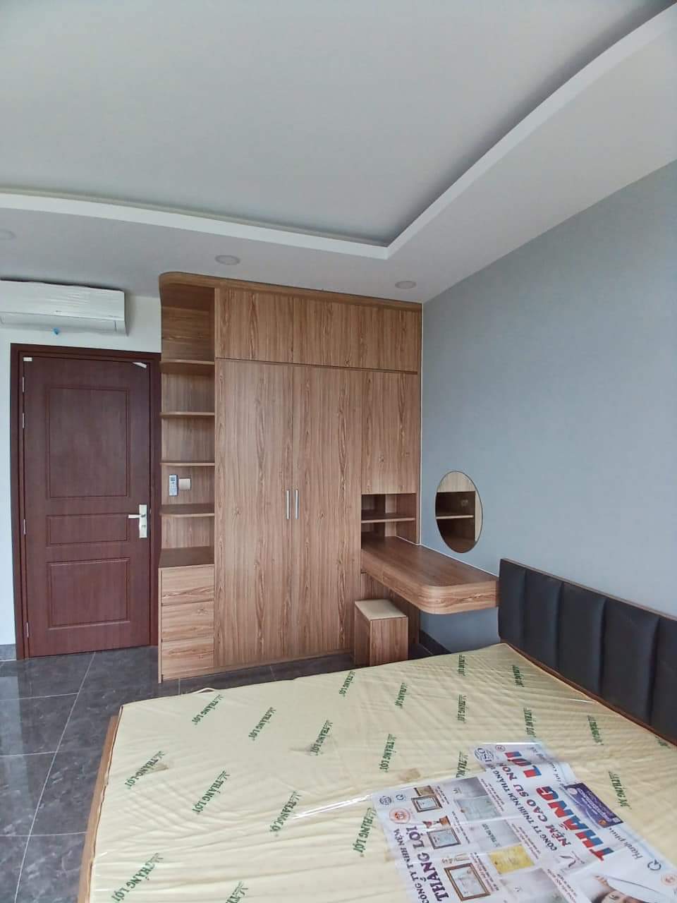 Bộ nội thất phòng ngủ HDF PN012 (Giường - Tủ quần áo - Tủ đầu giường - Bàn trang điểm) Bộ nội thất phòng ngủ HDF PN012 (Giường - Tủ quần áo - Tủ đầu giường - Bàn trang điểm)