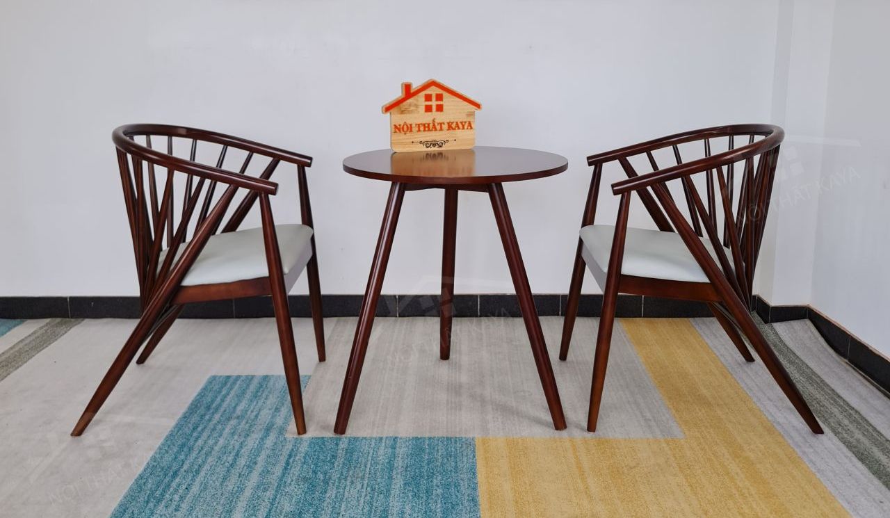 GENNY 2 ghế + bàn 3 chân GENNY 2 ghế + bàn 3 chân