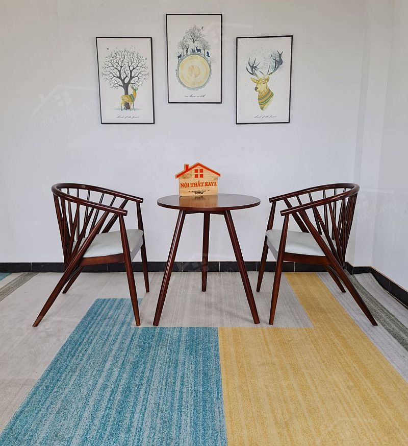 GENNY 2 ghế + bàn LUNAR
