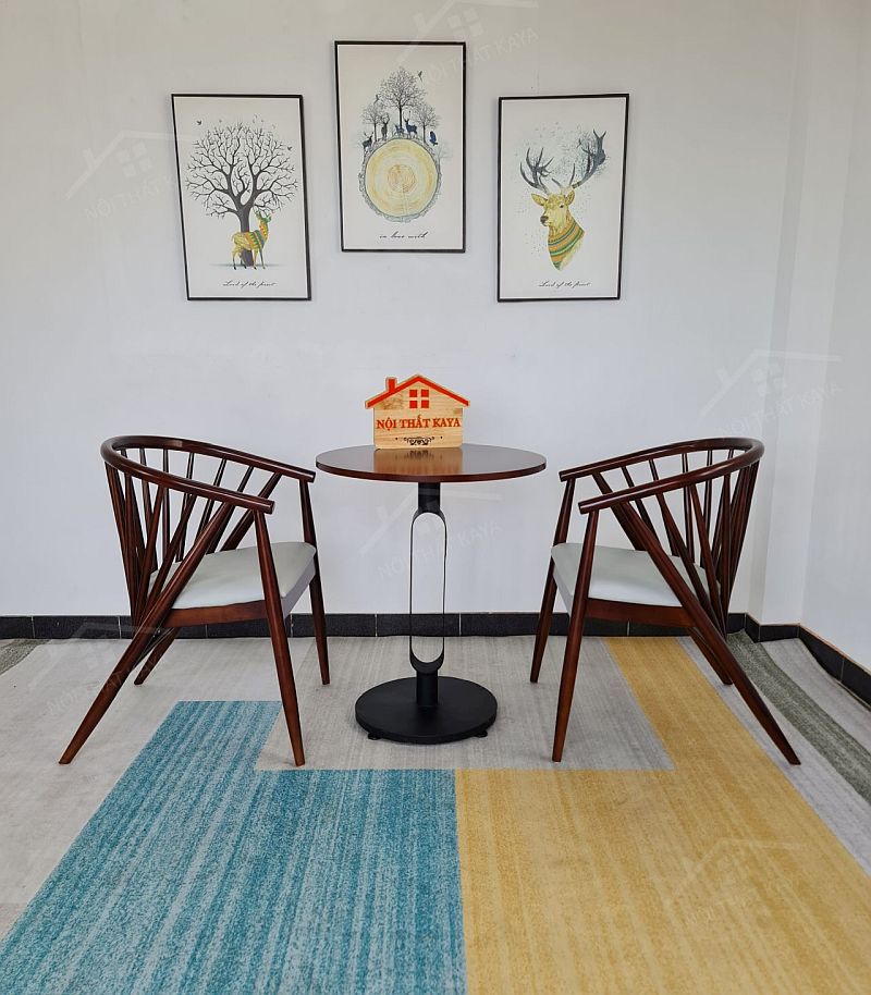 GENNY 2 ghế + bàn LUNAR
