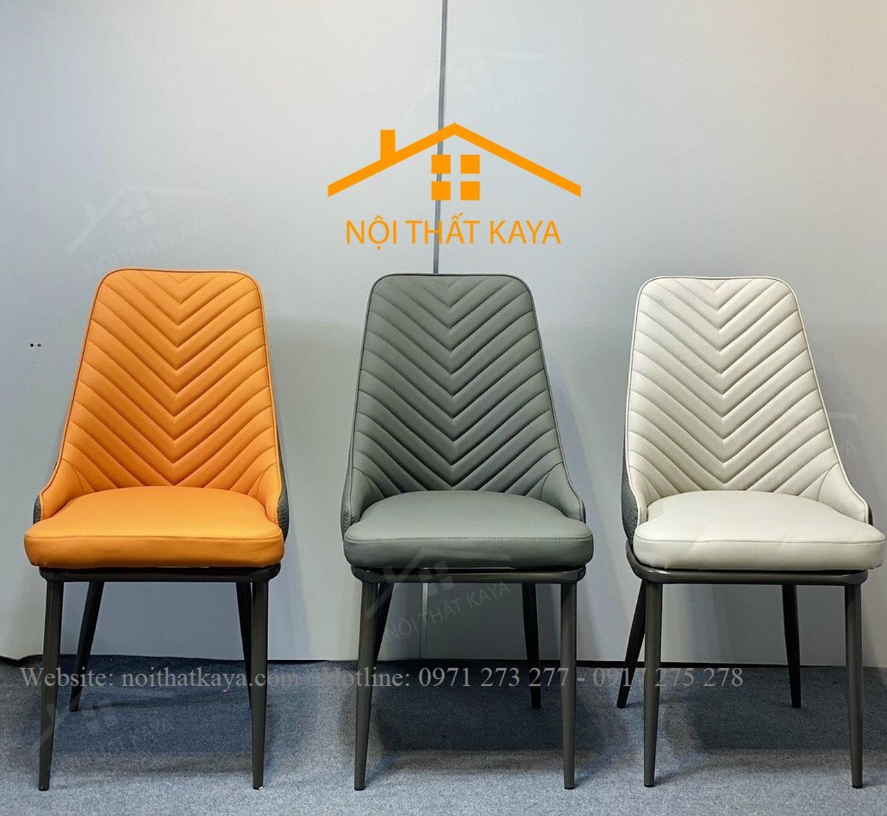 Ghế khung thép sơn tĩnh điện bọc da Microfiber KY-GH 04 Ghế khung thép sơn tĩnh điện bọc da Microfiber KY-GH 04