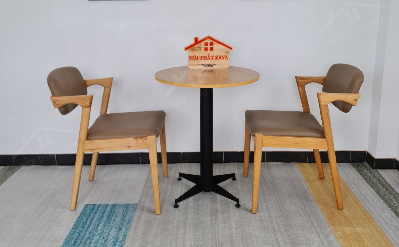 KAI 2 ghế + bàn chân sắt KY-GH 102 KAI 2 ghế + bàn chân sắt KY-GH 102