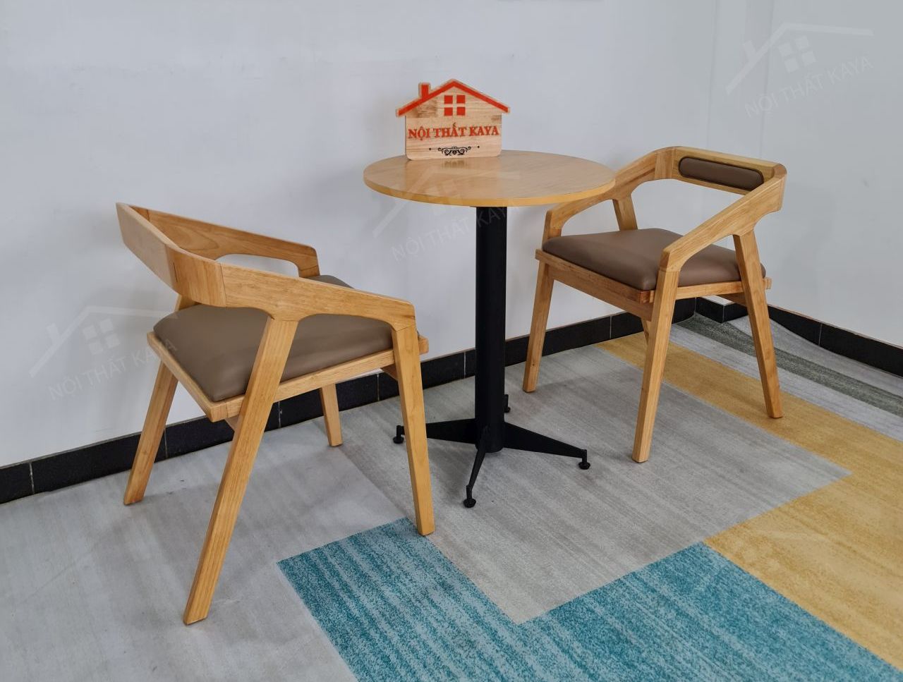 KANTANA 2 ghế + bàn chân sắt KY-GH 102 KANTANA 2 ghế + bàn chân sắt KY-GH 102