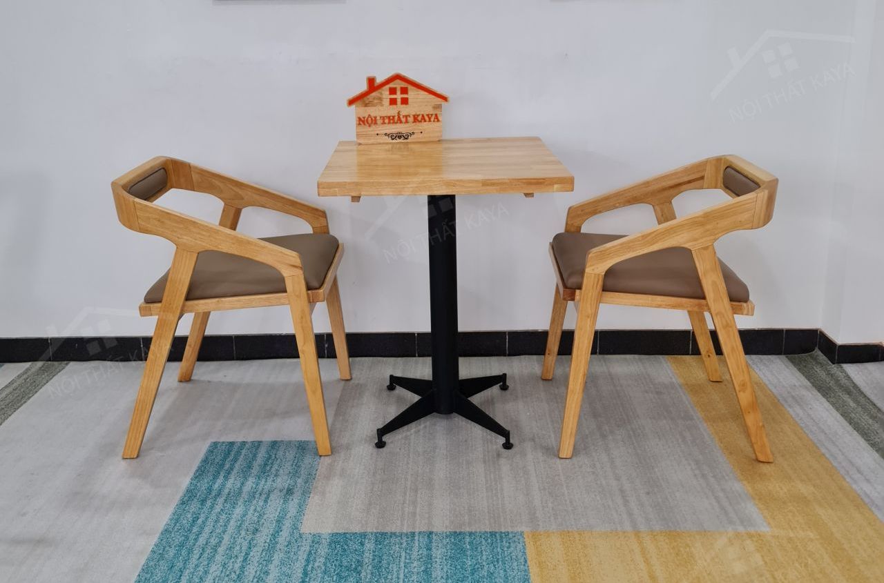 KANTANA 2 ghế + bàn chân sắt KY-GH 102 KANTANA 2 ghế + bàn chân sắt KY-GH 102
