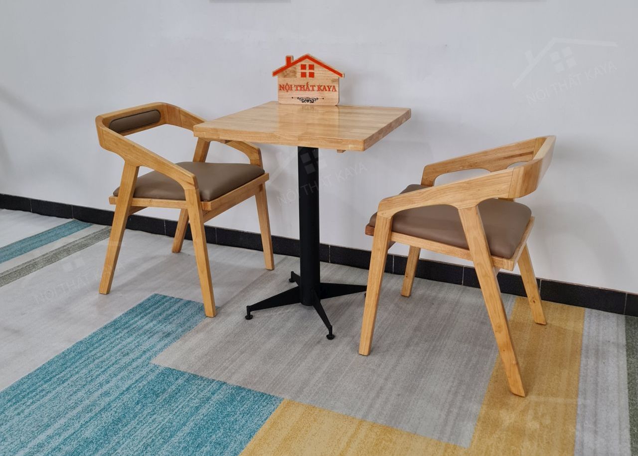 KANTANA 2 ghế + bàn chân sắt KY-GH 102 KANTANA 2 ghế + bàn chân sắt KY-GH 102