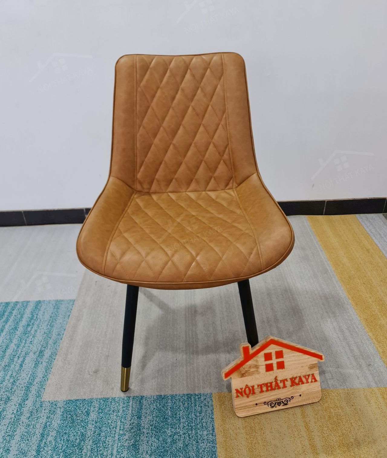 Ghế khung thép sơn tĩnh điện bọc da Microfiber KY-GH 12 Ghế khung thép sơn tĩnh điện bọc da Microfiber KY-GH 12