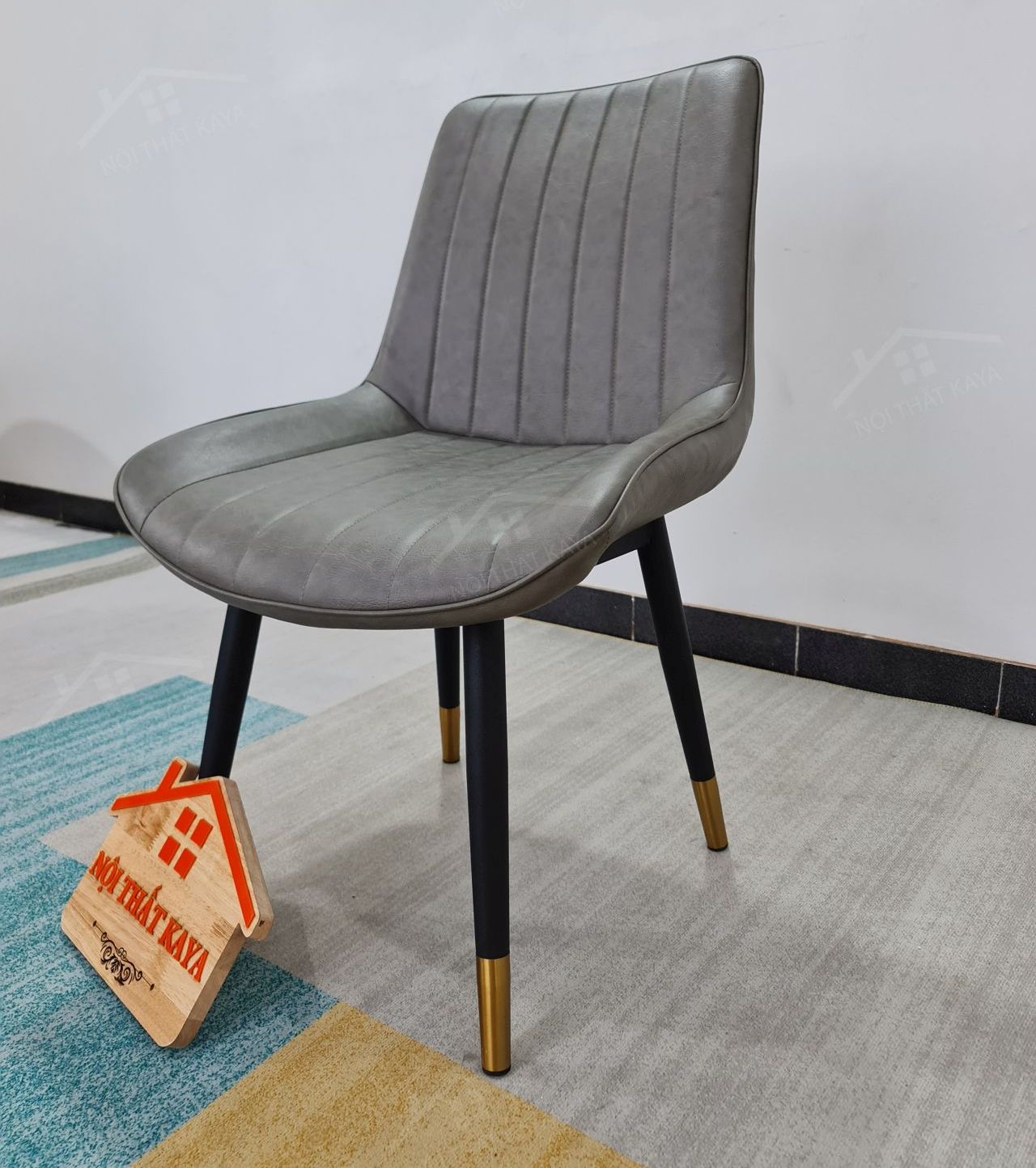 Ghế khung thép sơn tĩnh điện bọc da Microfiber KY-GH 13 Ghế khung thép sơn tĩnh điện bọc da Microfiber KY-GH 13
