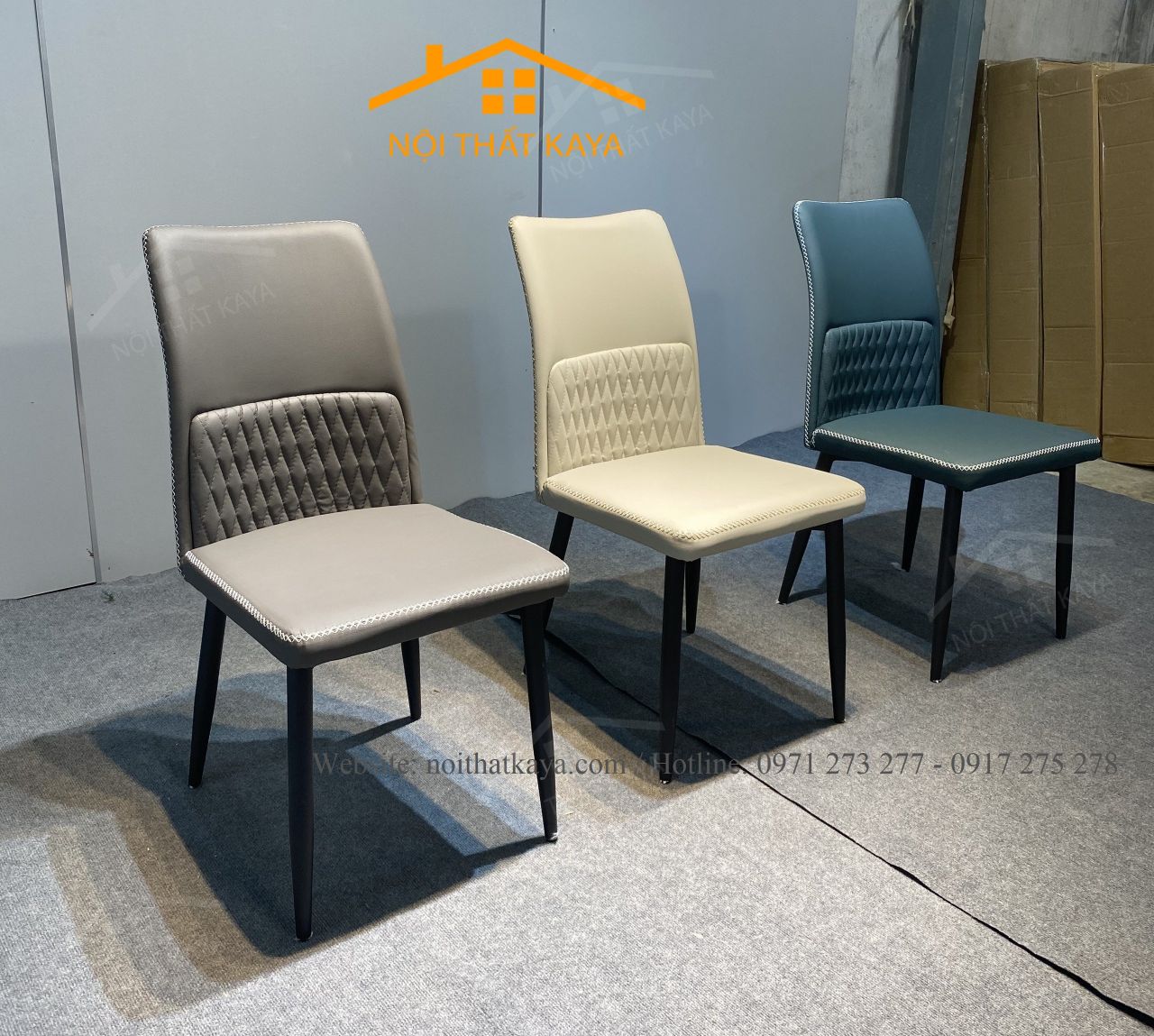 Ghế khung thép sơn tĩnh điện bọc da Microfiber KY-GH 32 Ghế khung thép sơn tĩnh điện bọc da Microfiber KY-GH 32