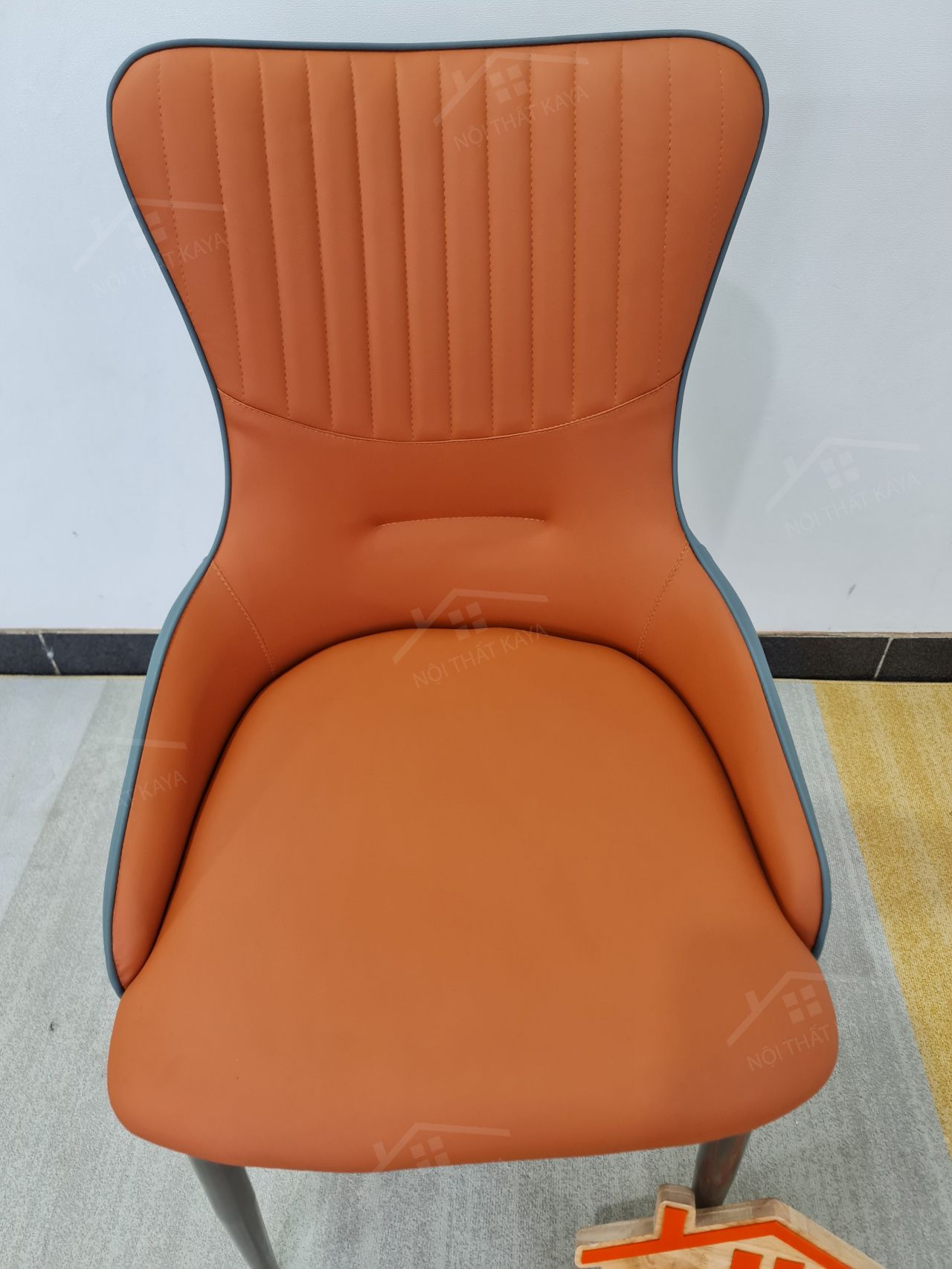 Ghế khung thép sơn tĩnh điện bọc da Microfiber KY-GH 37 Ghế khung thép sơn tĩnh điện bọc da Microfiber KY-GH 37