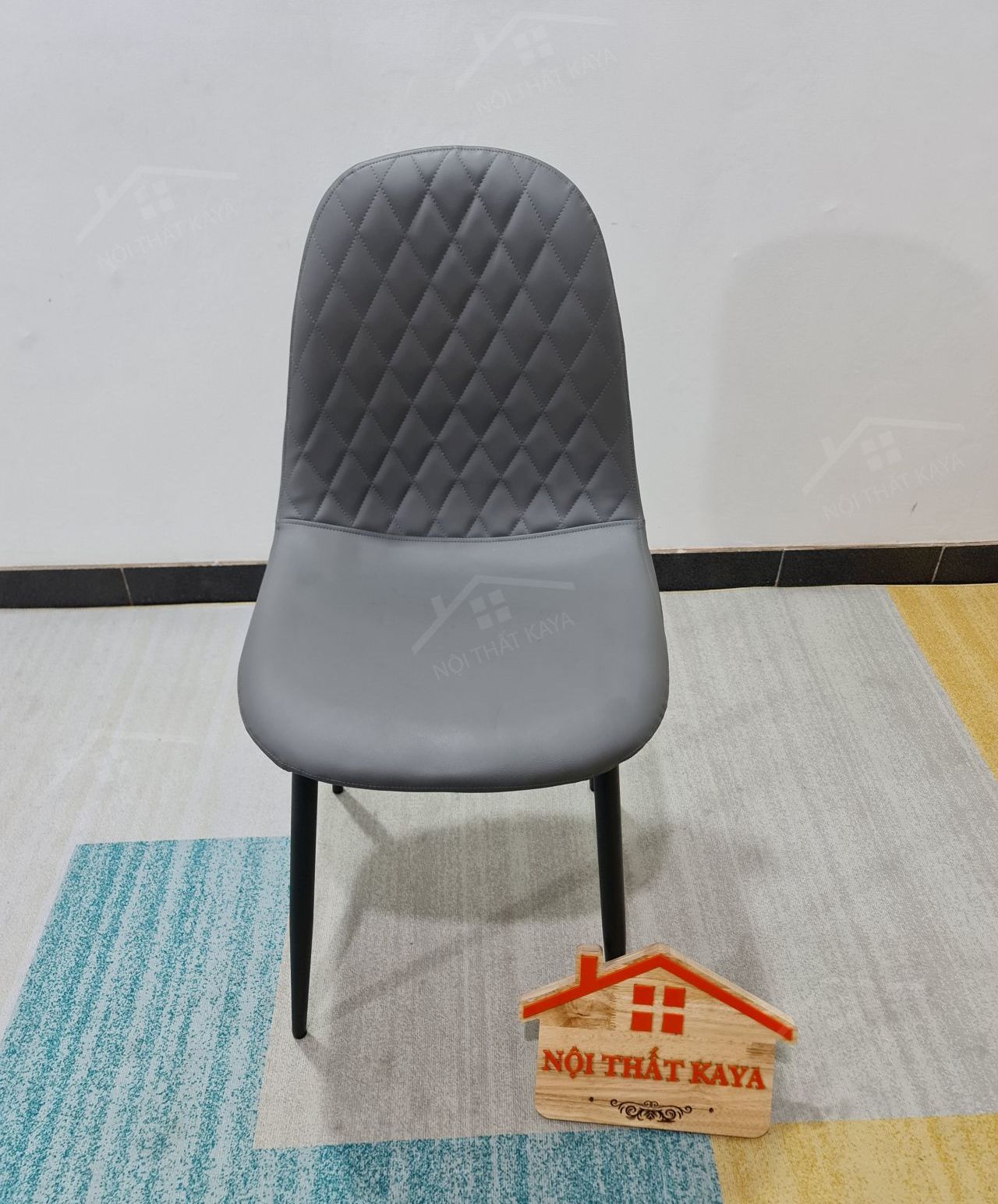 Ghế khung thép sơn tĩnh điện bọc da Microfiber KY-GH 40 Ghế khung thép sơn tĩnh điện bọc da Microfiber KY-GH 40