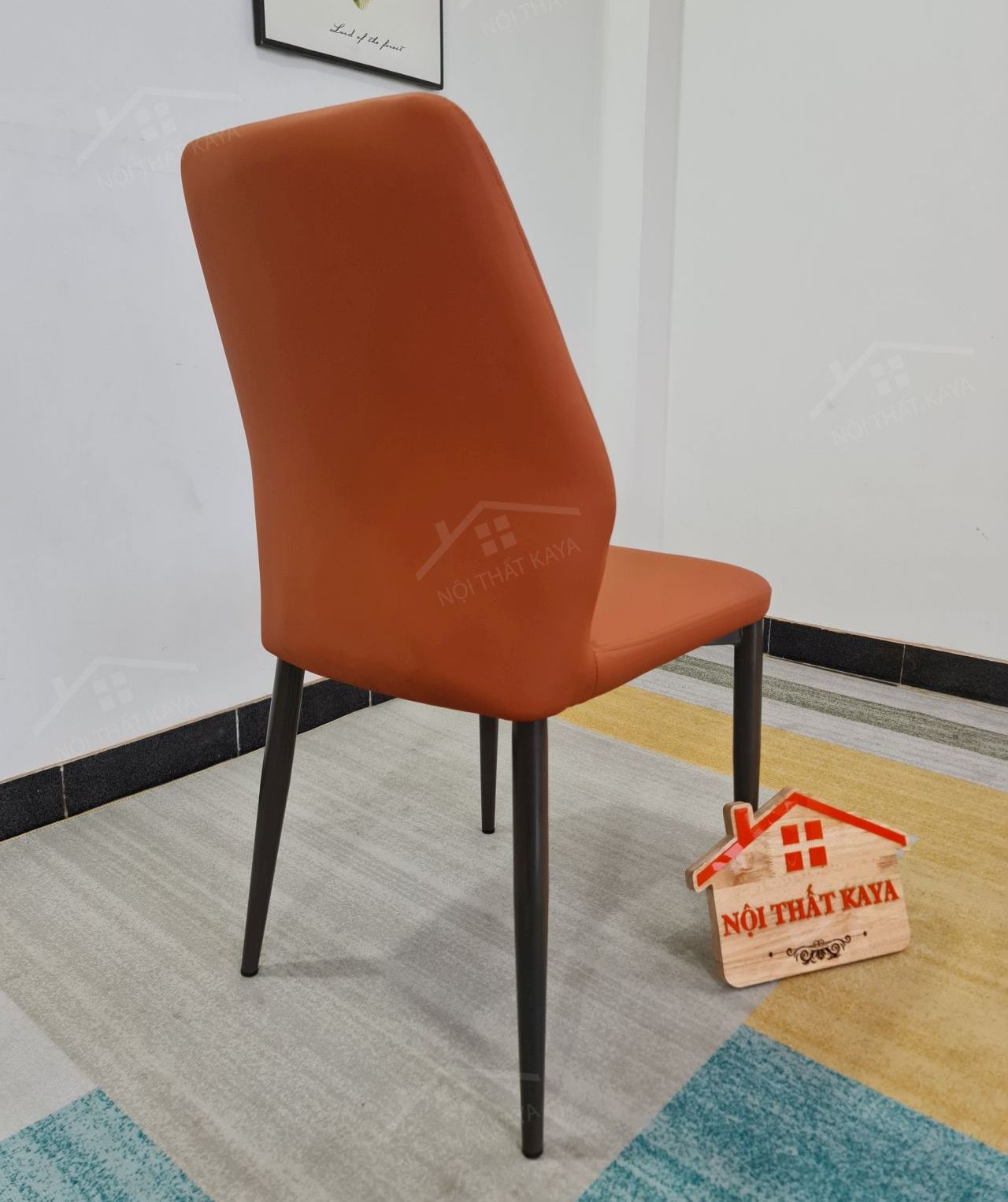 Ghế khung thép sơn tĩnh điện bọc da Microfiber KY-GH 42 Ghế khung thép sơn tĩnh điện bọc da Microfiber KY-GH 42