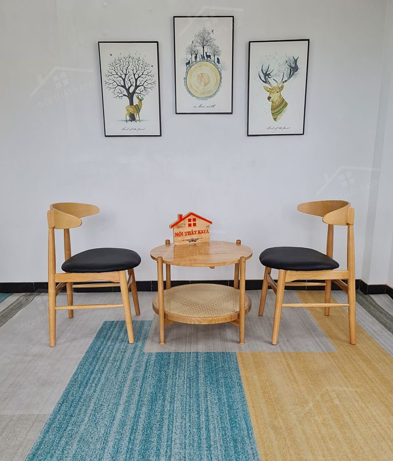 LUNA 2 ghế + bàn KY-GH 110