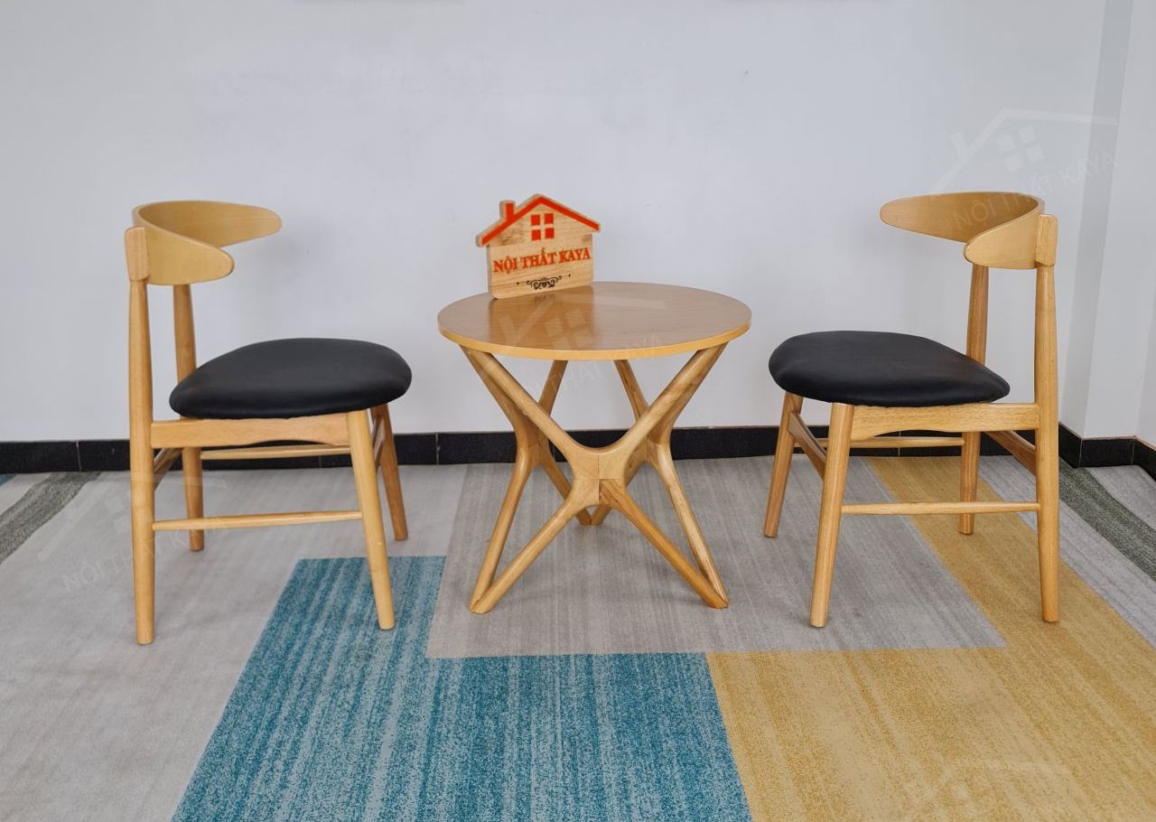 LUNA 2 ghế + bàn chân SAO LUNA 2 ghế + bàn chân SAO