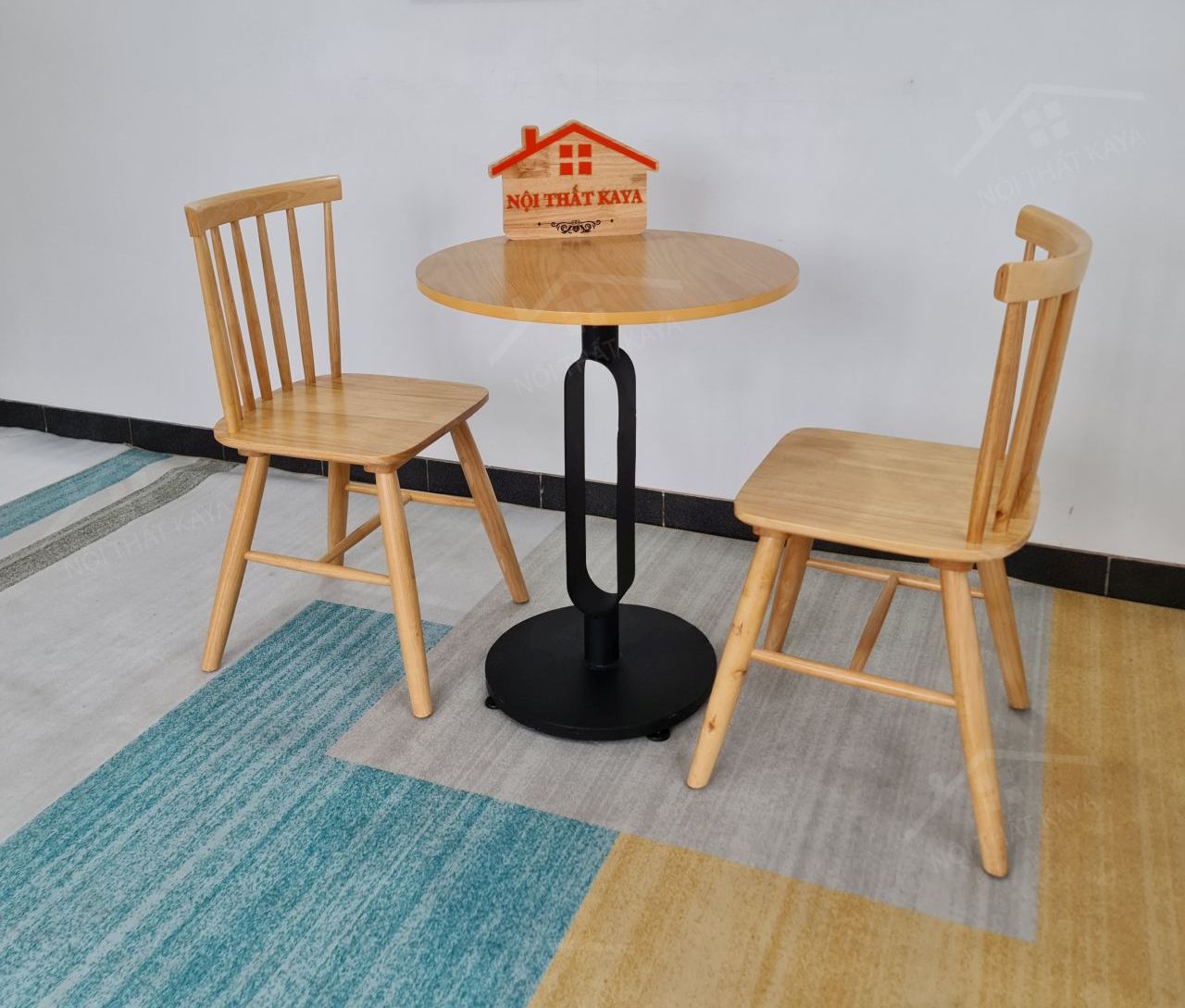 SONG TIỆN 2 ghế + bàn chân sắt KY-GH 101 SONG TIỆN 2 ghế + bàn chân sắt KY-GH 101