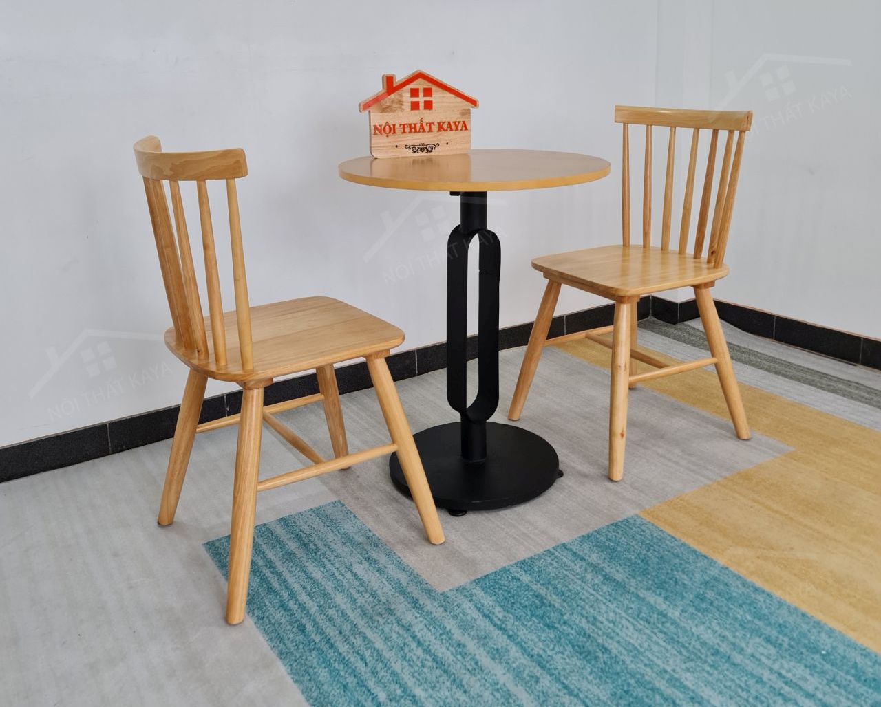 SONG TIỆN 2 ghế + bàn chân sắt KY-GH 101 SONG TIỆN 2 ghế + bàn chân sắt KY-GH 101