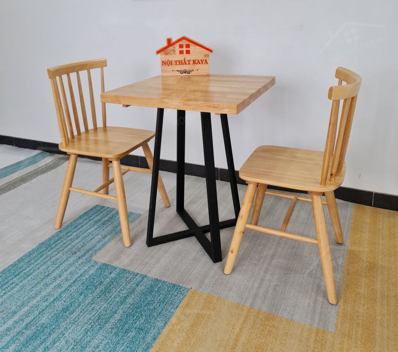 SONG TIỆN 2 ghế + bàn chân sắt KY-GH 103 SONG TIỆN 2 ghế + bàn chân sắt KY-GH 103