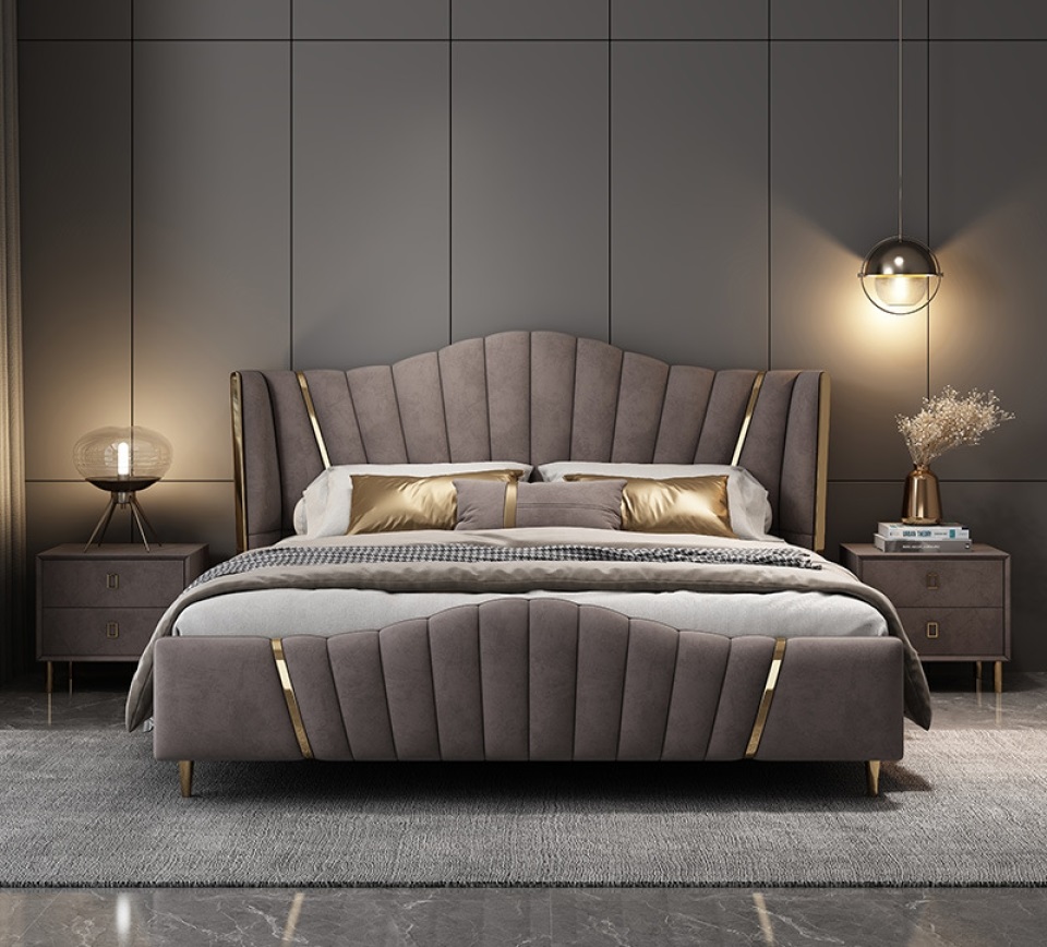 Giường nệm xếp li GNXL021
