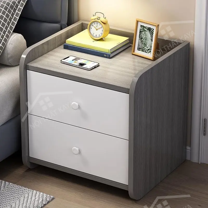 Tủ đầu giường 3 hộc kéo KY-GH 030 Tủ đầu giường 3 hộc kéo KY-GH 030