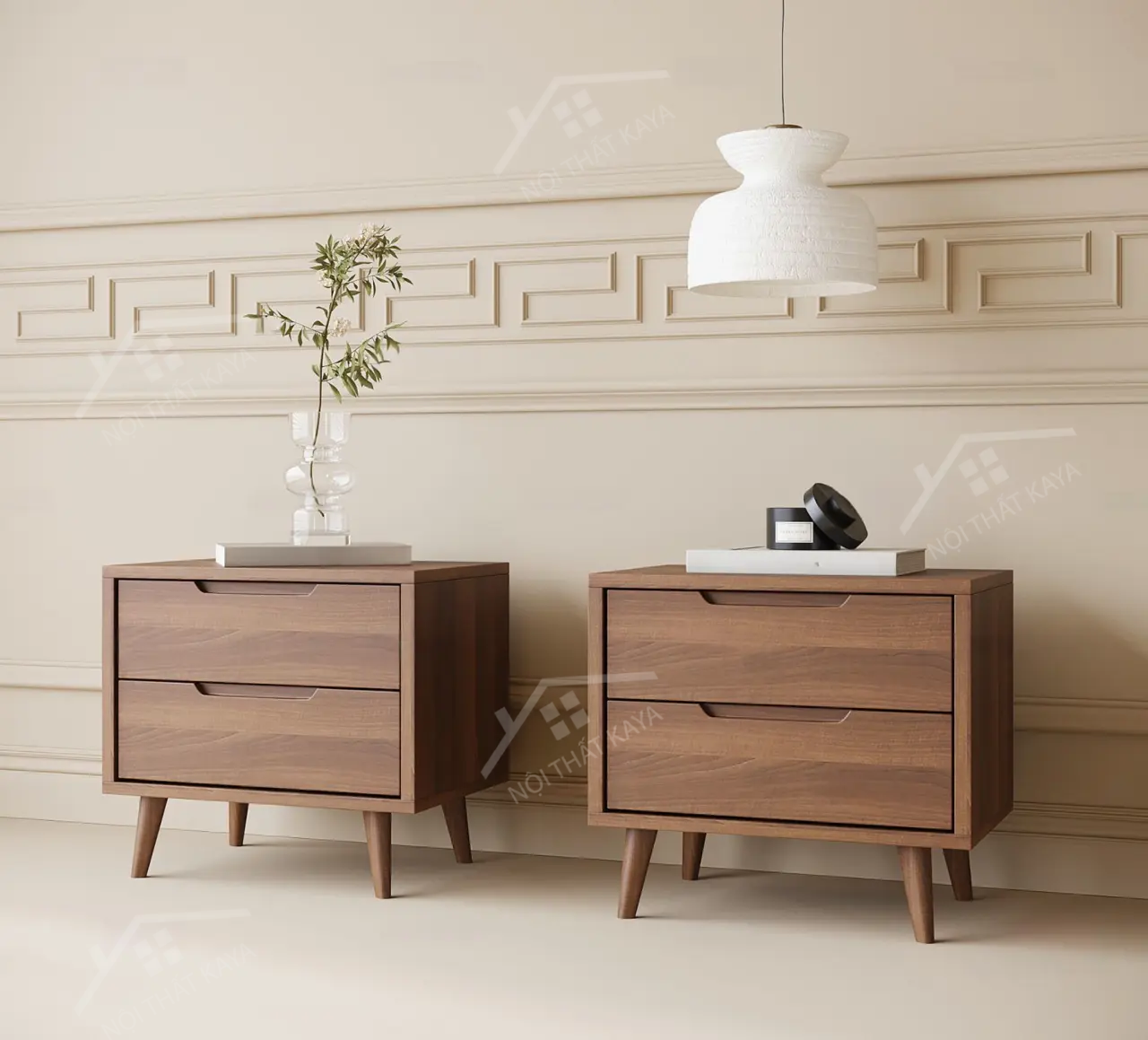 Tủ đầu giường 3 hộc kéo KY-GH 030