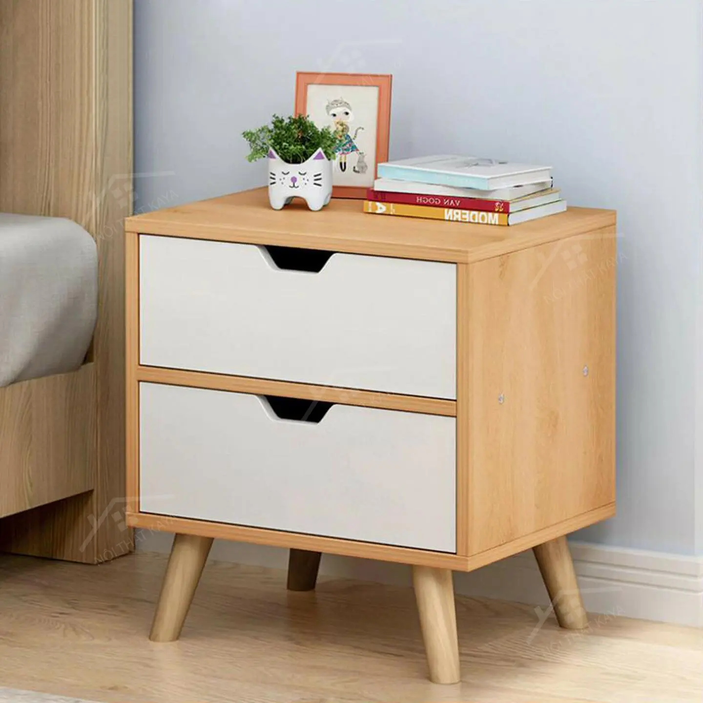 Tủ đầu giường 1 ngăn kéo KY-GH 014